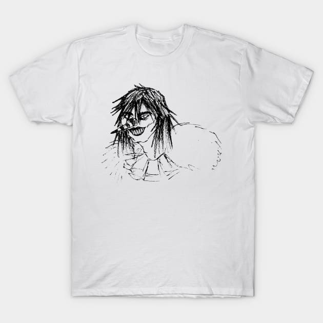 Laughing Jack The Clown Creepypasta Fan Art T-Shirt by kuraimochi